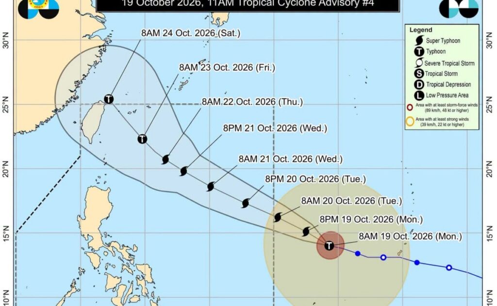Typhoon Champi retains strength as it nears PAR entry