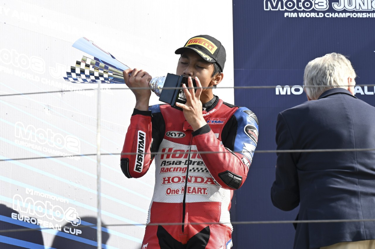 Ramadhipa tutup musim Moto3 Junior 2026 dengan podium