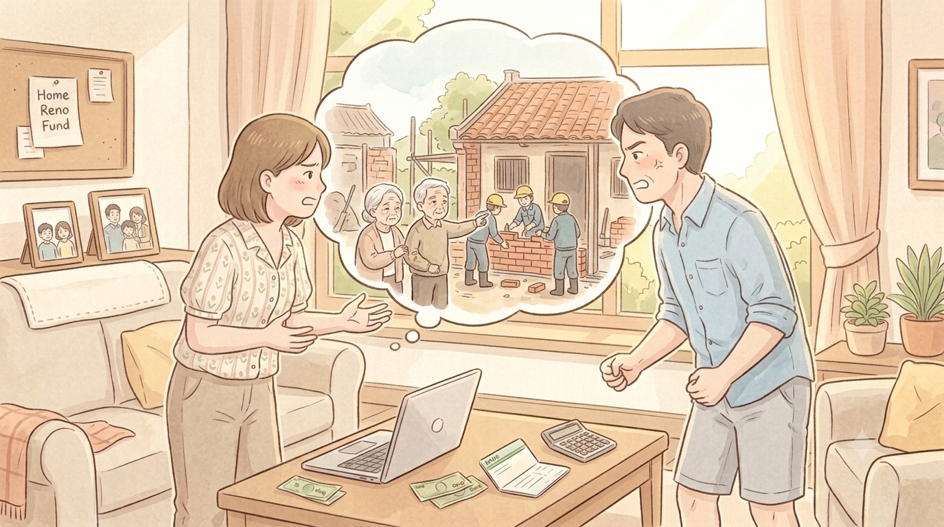 Vợ giận vì phải góp 100 triệu giúp bố mẹ tôi sửa nhà