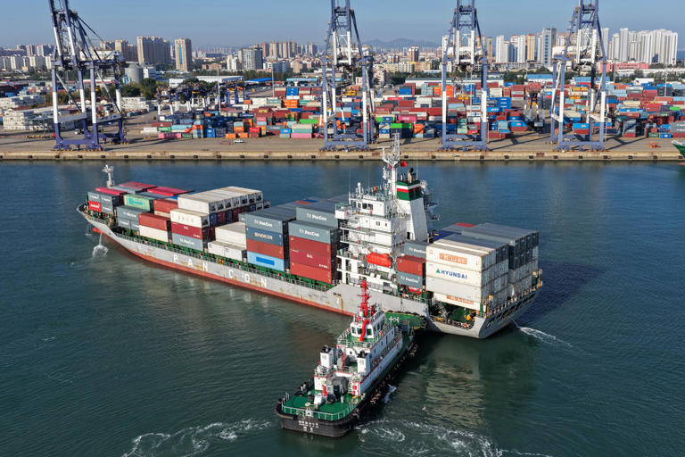 China's economy accelerated in the July-September quarter on robust exports