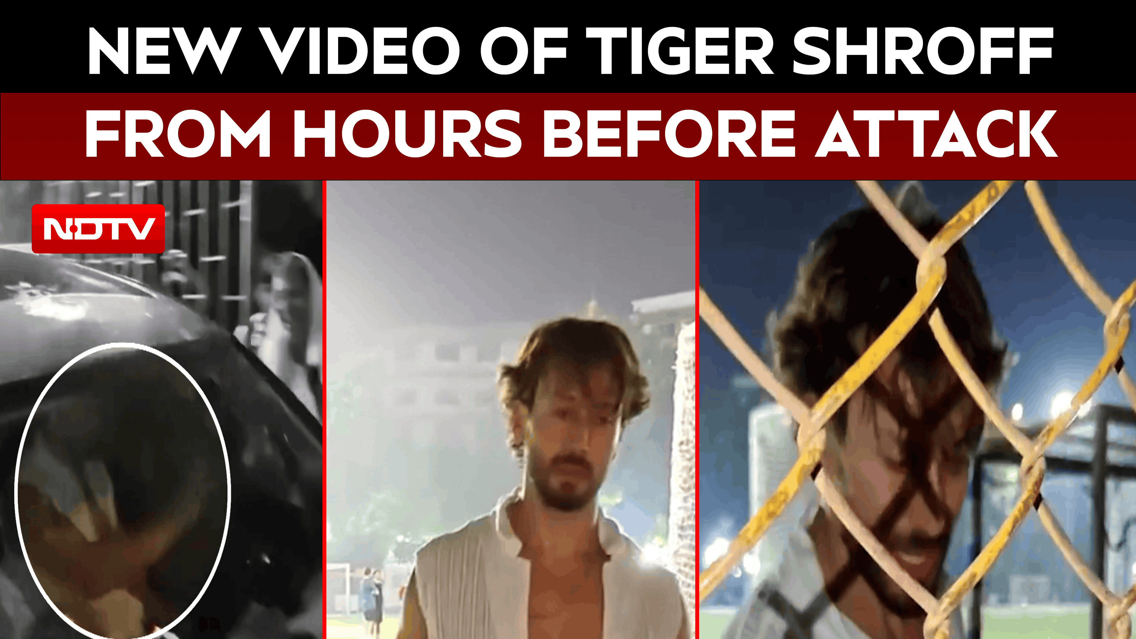 Tiger Shroff shooting probe | New video of Tiger Shroff emerges from ...