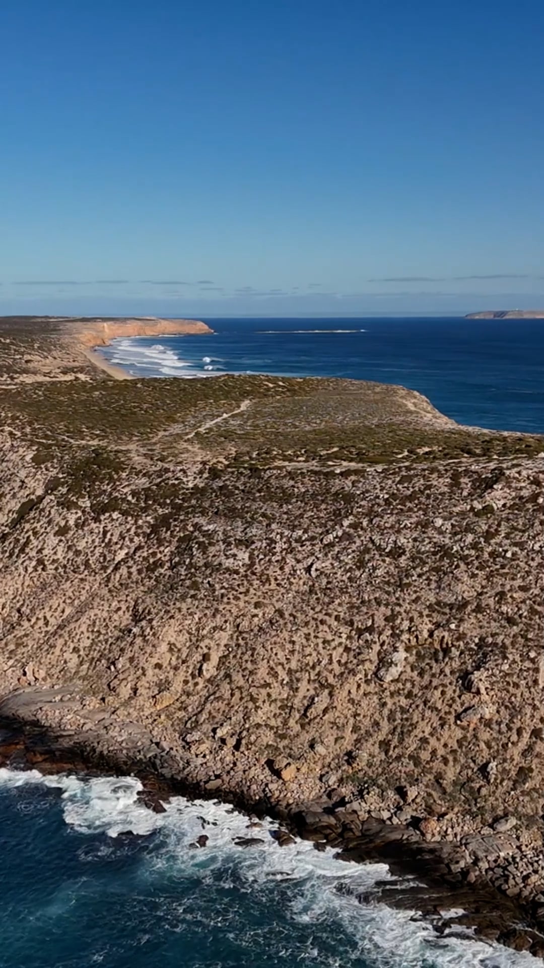 Innes National Park, Australia: Drone views of ocean-carved cliffs