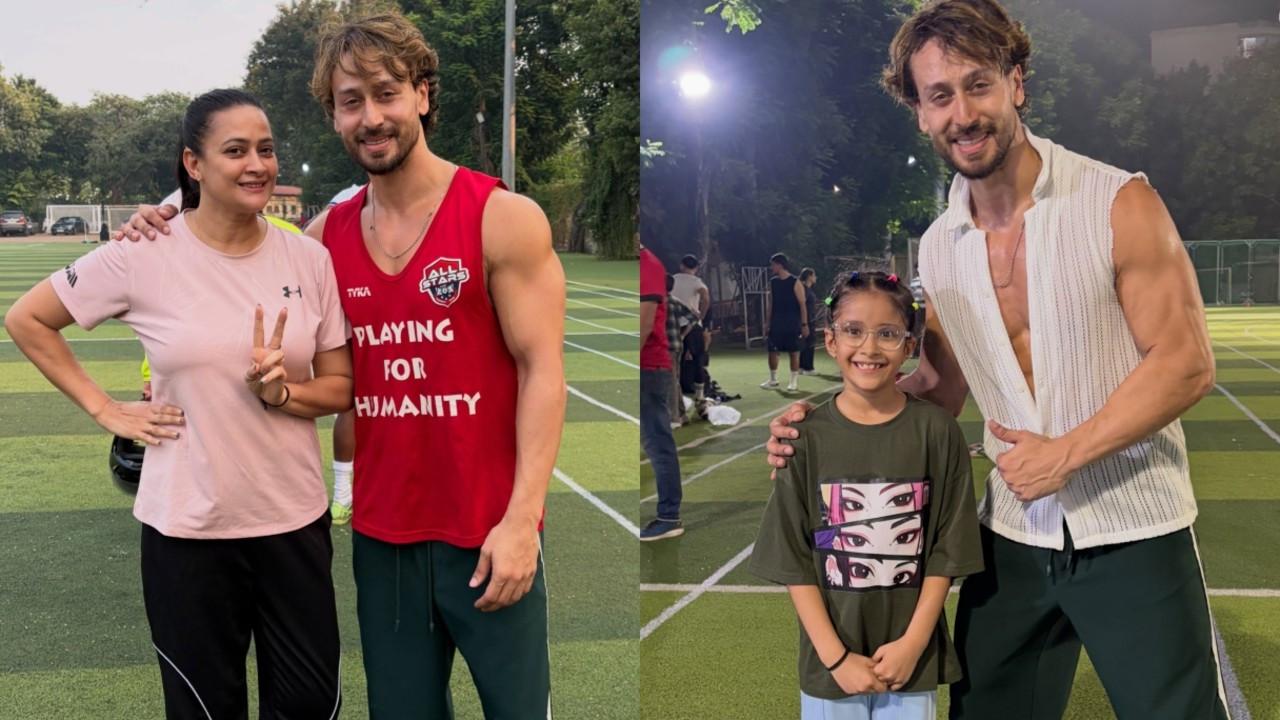 Tiger Shroff posed with kids hours before gun firing incident