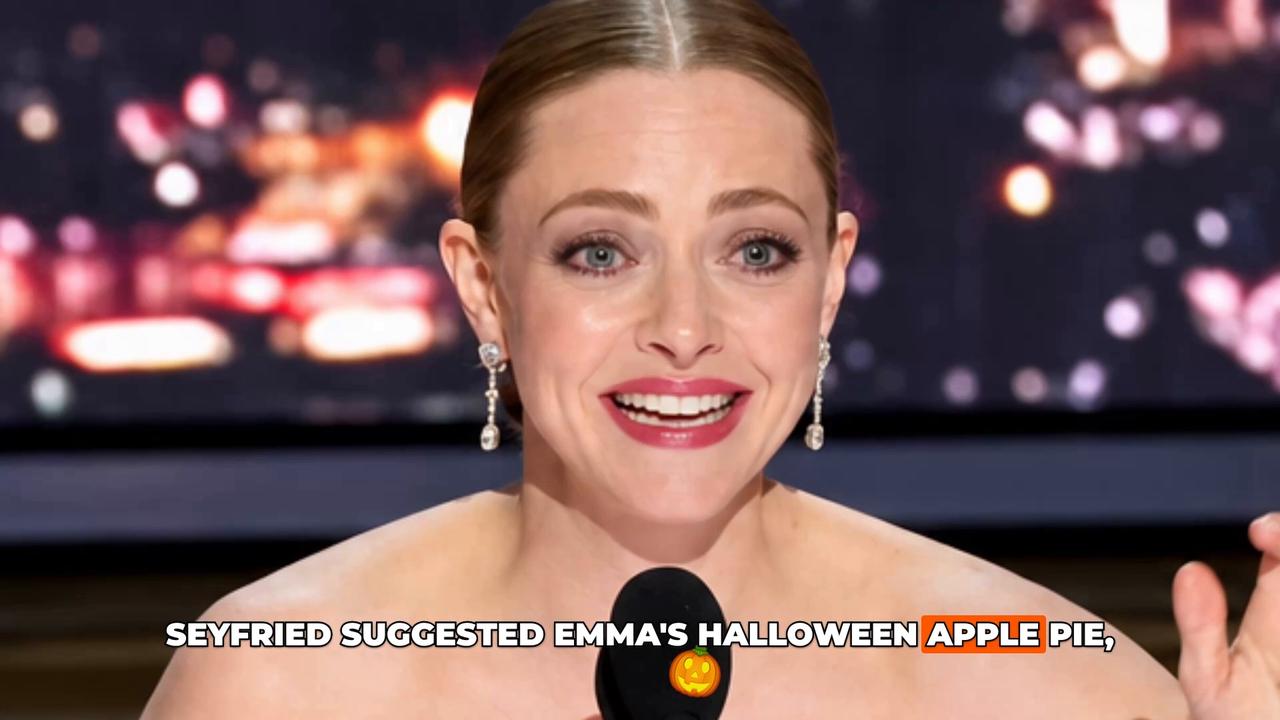 Amanda Seyfried navigates awkward interview moments