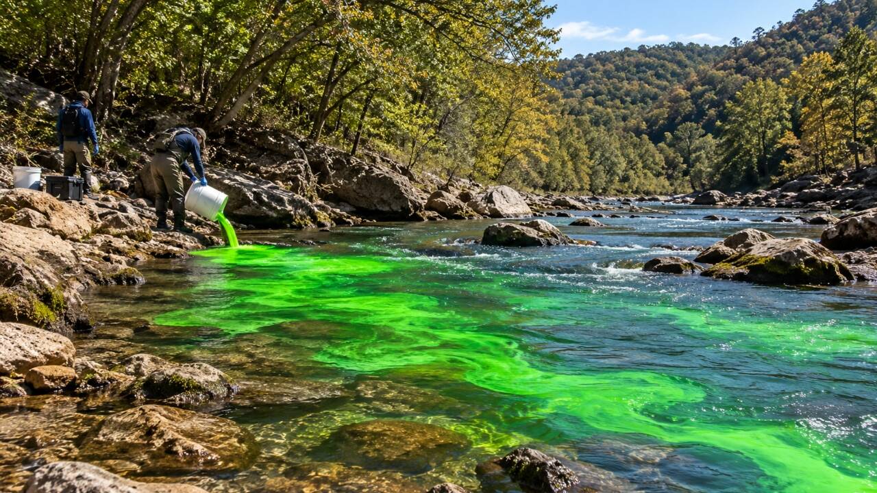 Dye tracing reveals subsurface flow: USGS maps hidden Ozark pathways ...