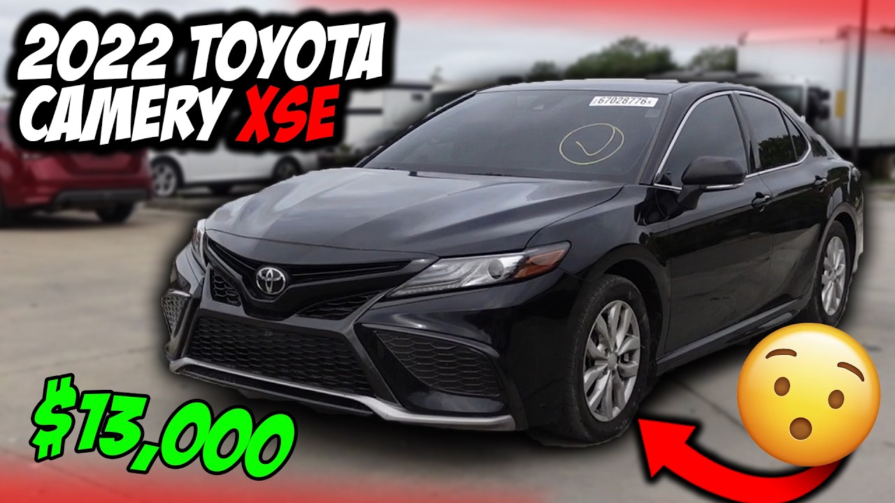 Bought a Salvage 2022 Camry XSE from Copart: Full Rebuild & Profit ...
