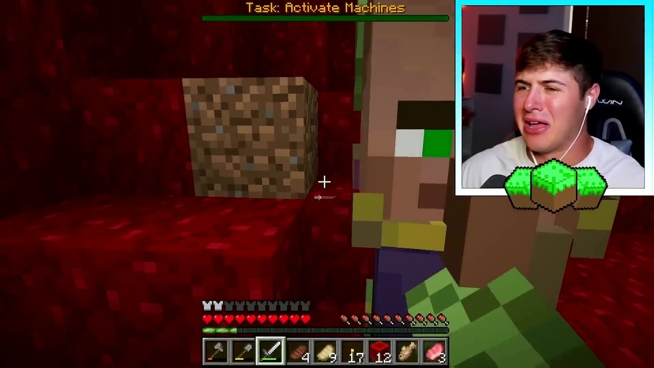 BeckBroJack fools Alec and Adam with an unkillable boss worm in Minecraft