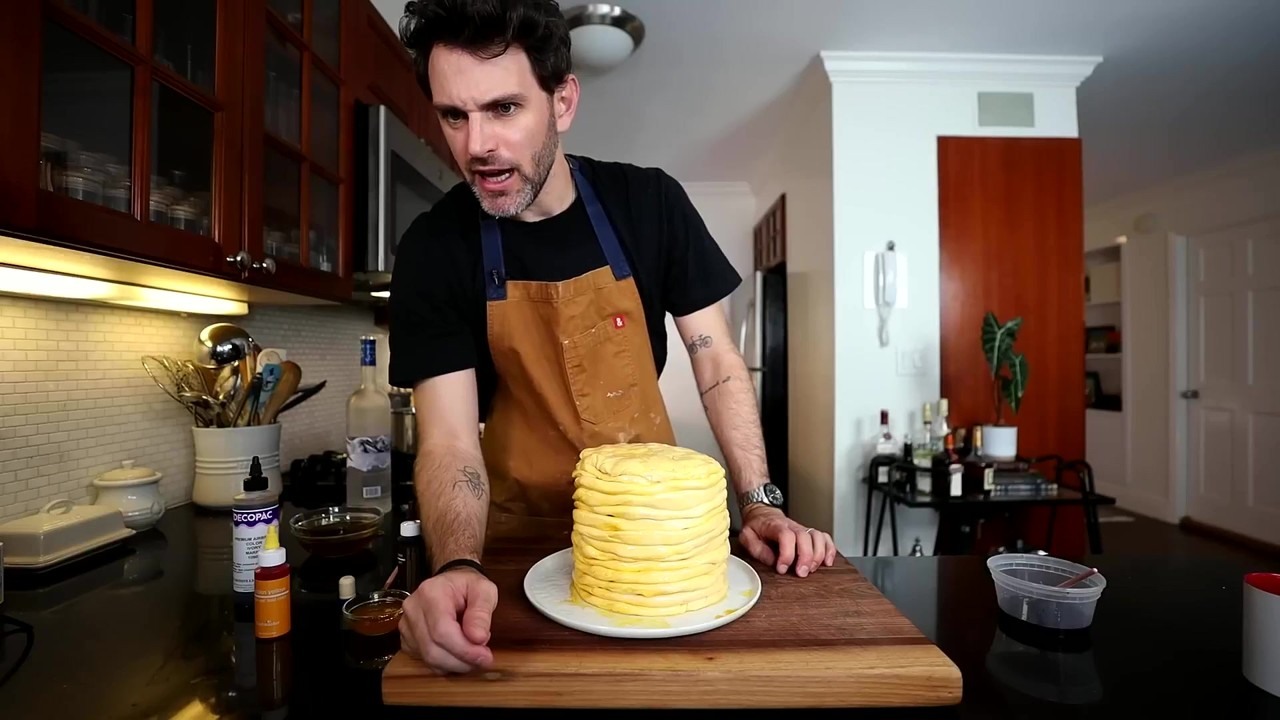 A home baker makes the Great British Bake Off pancake stack cake (part 3)