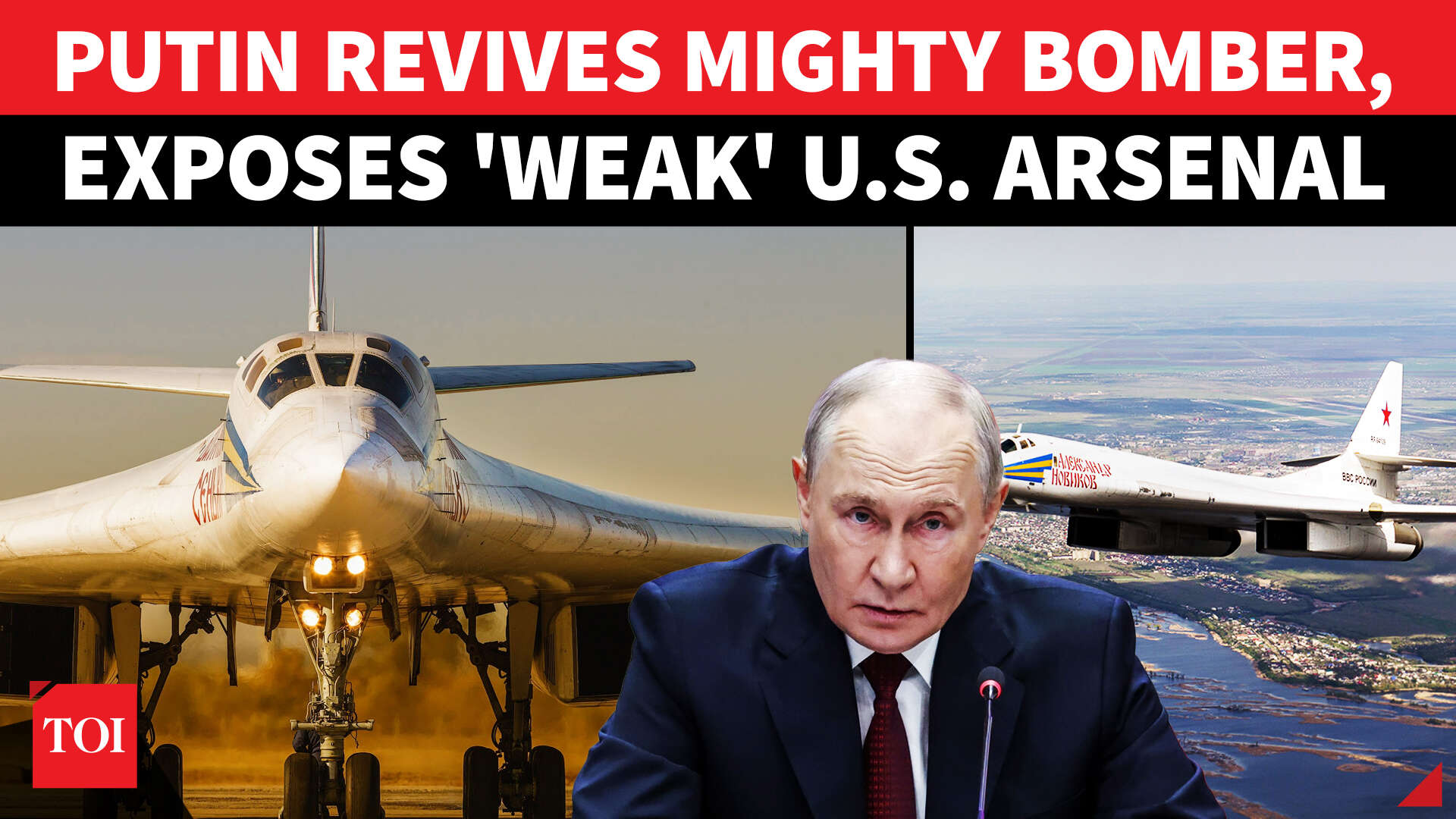 Russia unleashes world's fastest supersonic bomber; mighty Tu-160 has ...