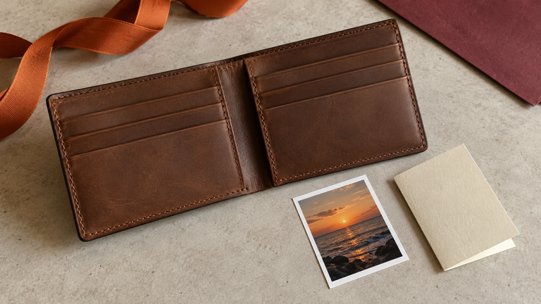 Turn an ordinary wallet into a gift with a personal touch