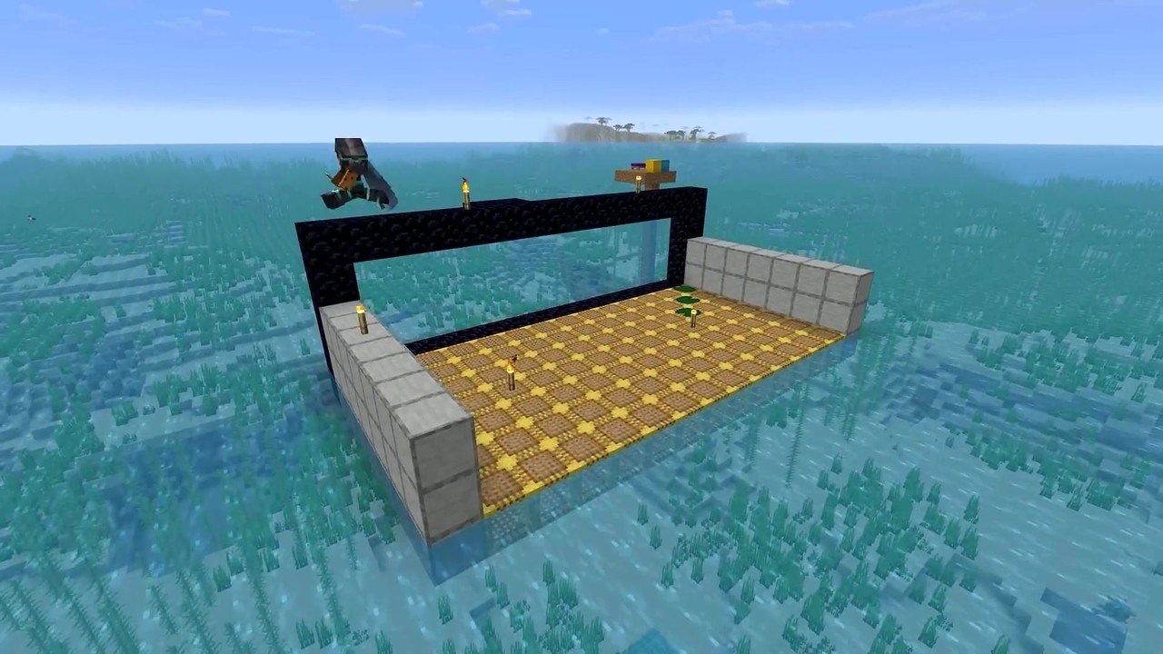 I built an OCEAN FACTORY in Minecraft hardcore