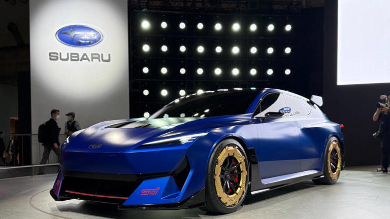 Subaru's mystery electric prototype raises hopes for an STI comeback