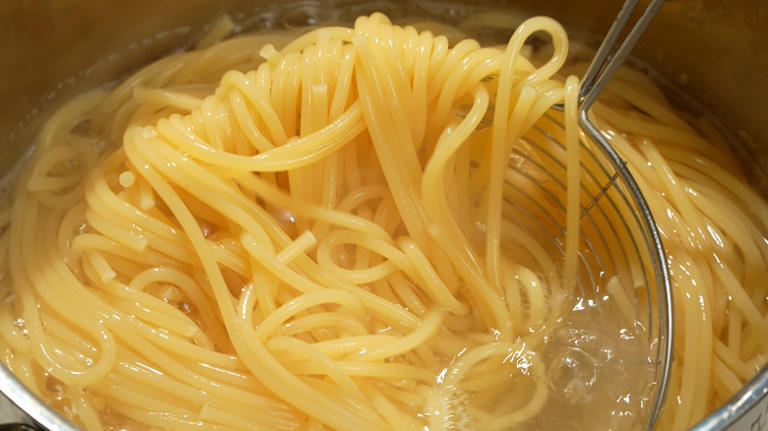 Turn pasta into a creamy comfort meal with this canned vegetable