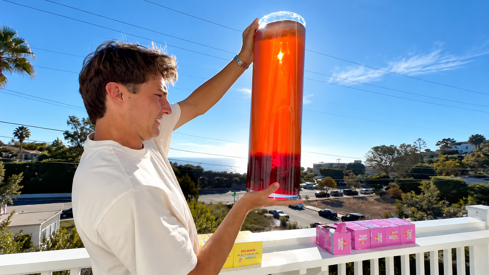 How I made a giant Red Bull energy drink
