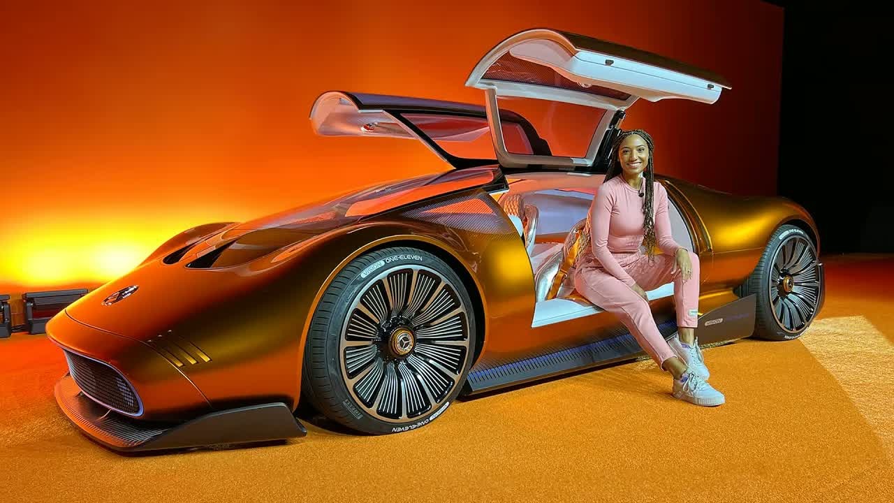 Mercedes-Benz Vision One-Eleven reimagines the C111 for an electric future
