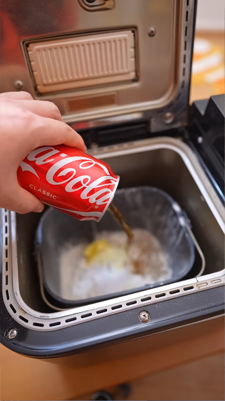 Turning soda into bread with an automatic bread maker