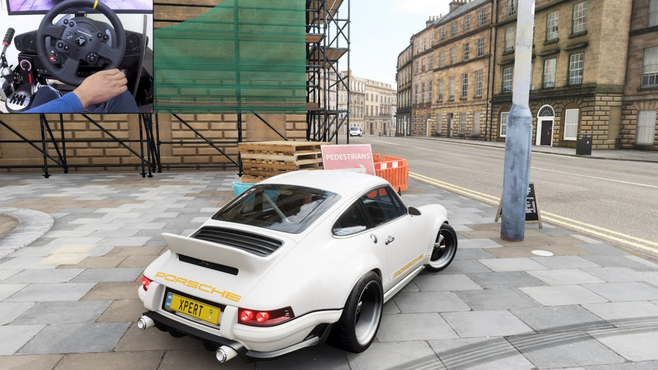 Experience classic Porsche rally action with the Thrustmaster TX