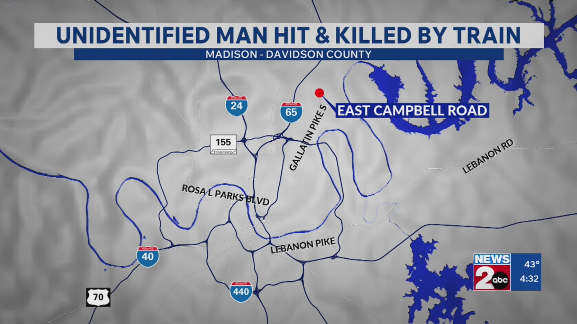 Man struck & killed by CSX train in Madison