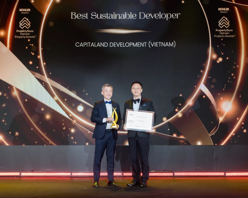 CapitaLand Development được tôn vinh DN phát triển bền vững, đóng góp xã hội và thiết kế xuất sắc