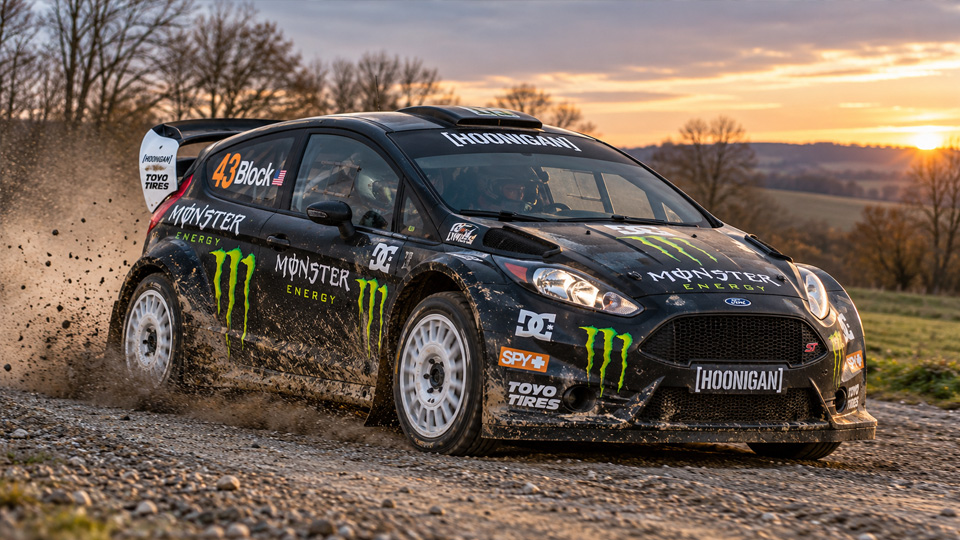 This legendary Ford Fiesta RX43 Gymkhana car roars back to life