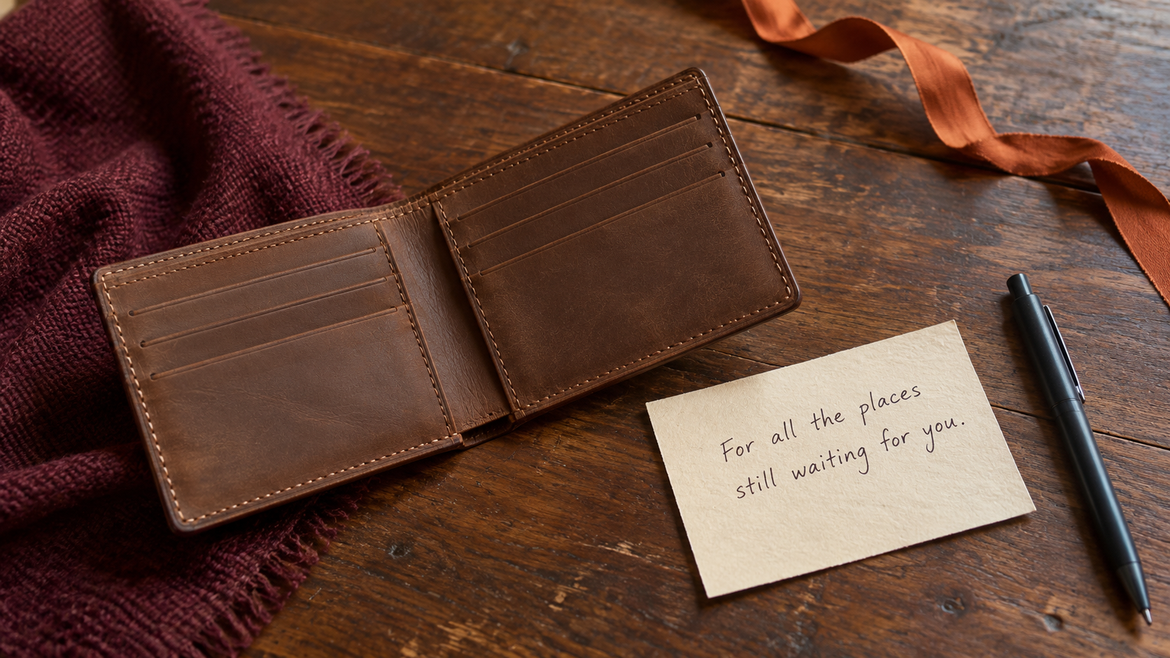 Turn an ordinary wallet into a gift with a personal touch