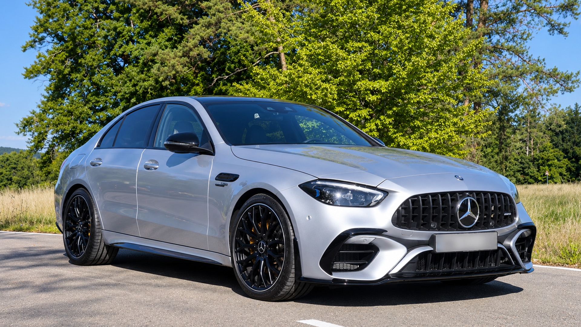 This four cylinder Mercedes AMG C63 makes 680 HP