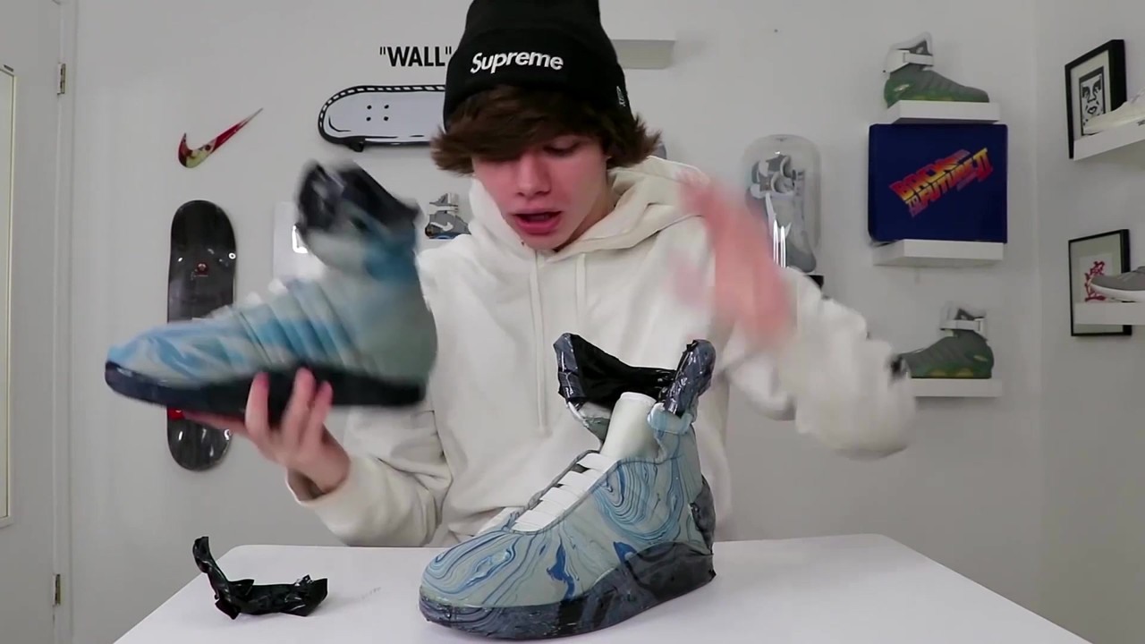 Connor hydro dips Air Force 1s, Nike Air Mags and a PS5 controller (part 2)