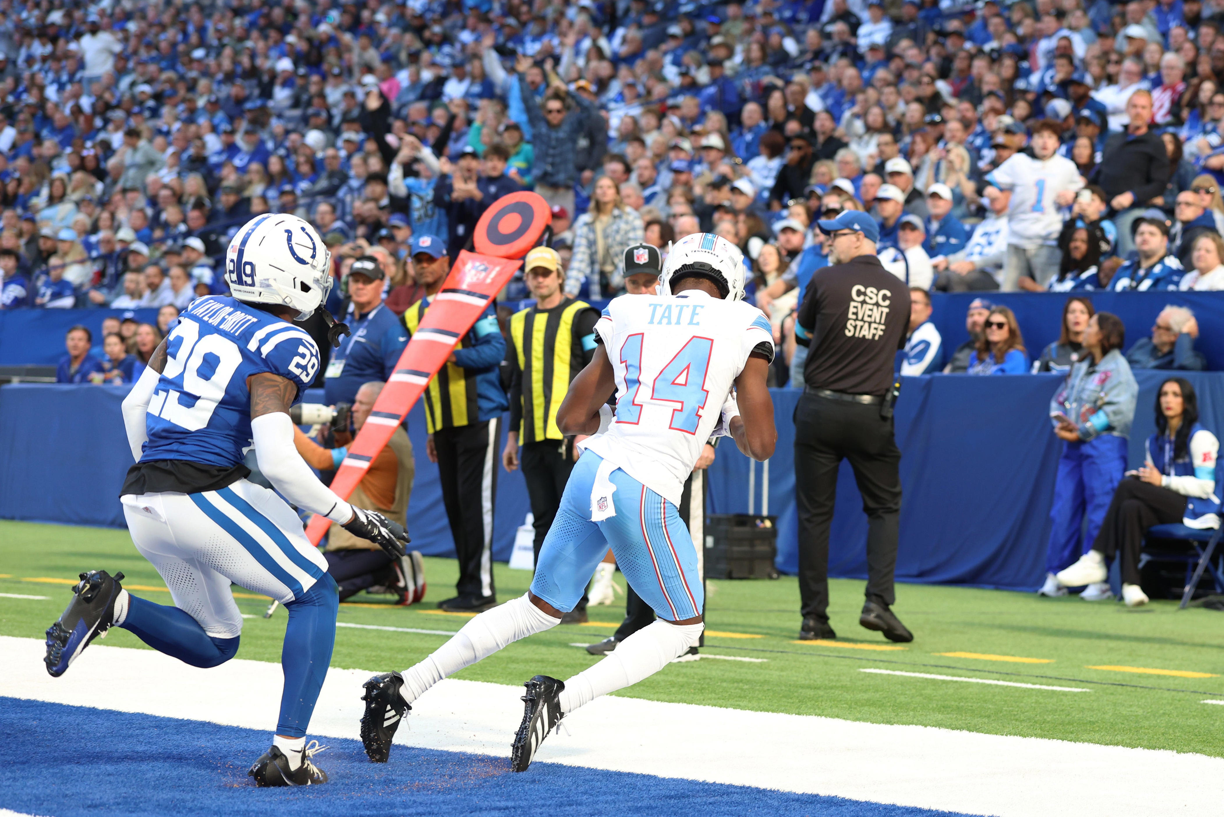 Titans injury report: Carnell Tate sits, John Franklin-Myers limited