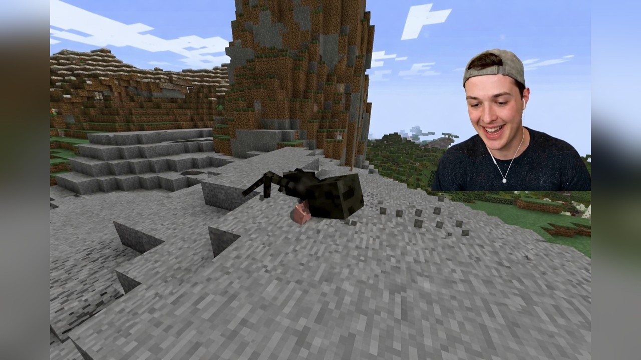 BeckBroJack defeats mutant creatures and morphs in Minecraft