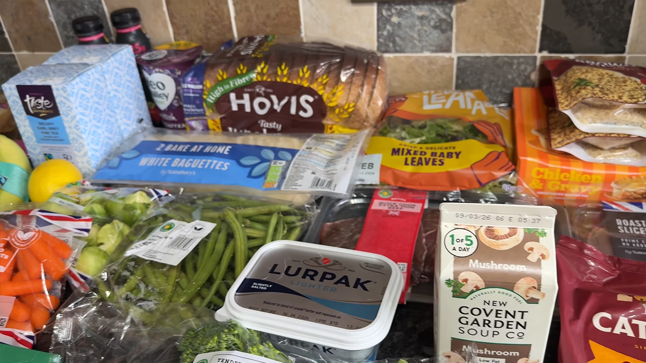 £64 food shop covers most of the weekly groceries