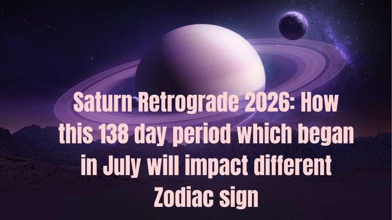 Saturn retrograde 2026: How this 138 day period will impact different ...