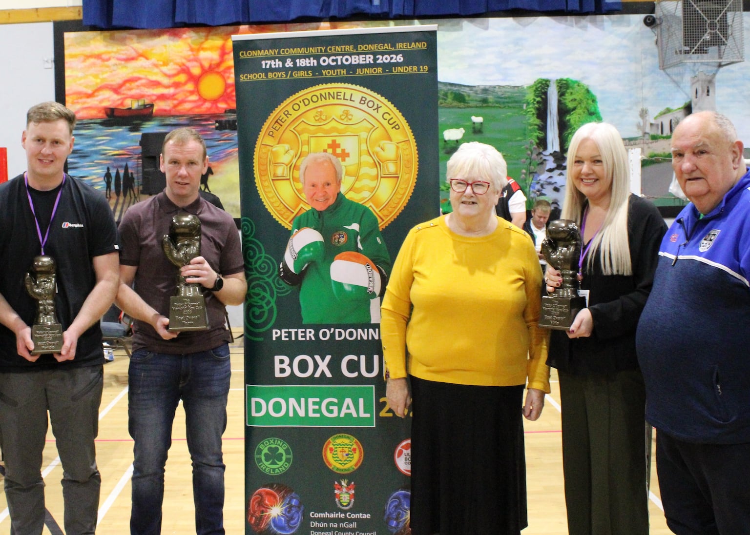 Hundreds toast legacy of 'Mr Boxing' at inaugural Peter O'Donnell Box Cup