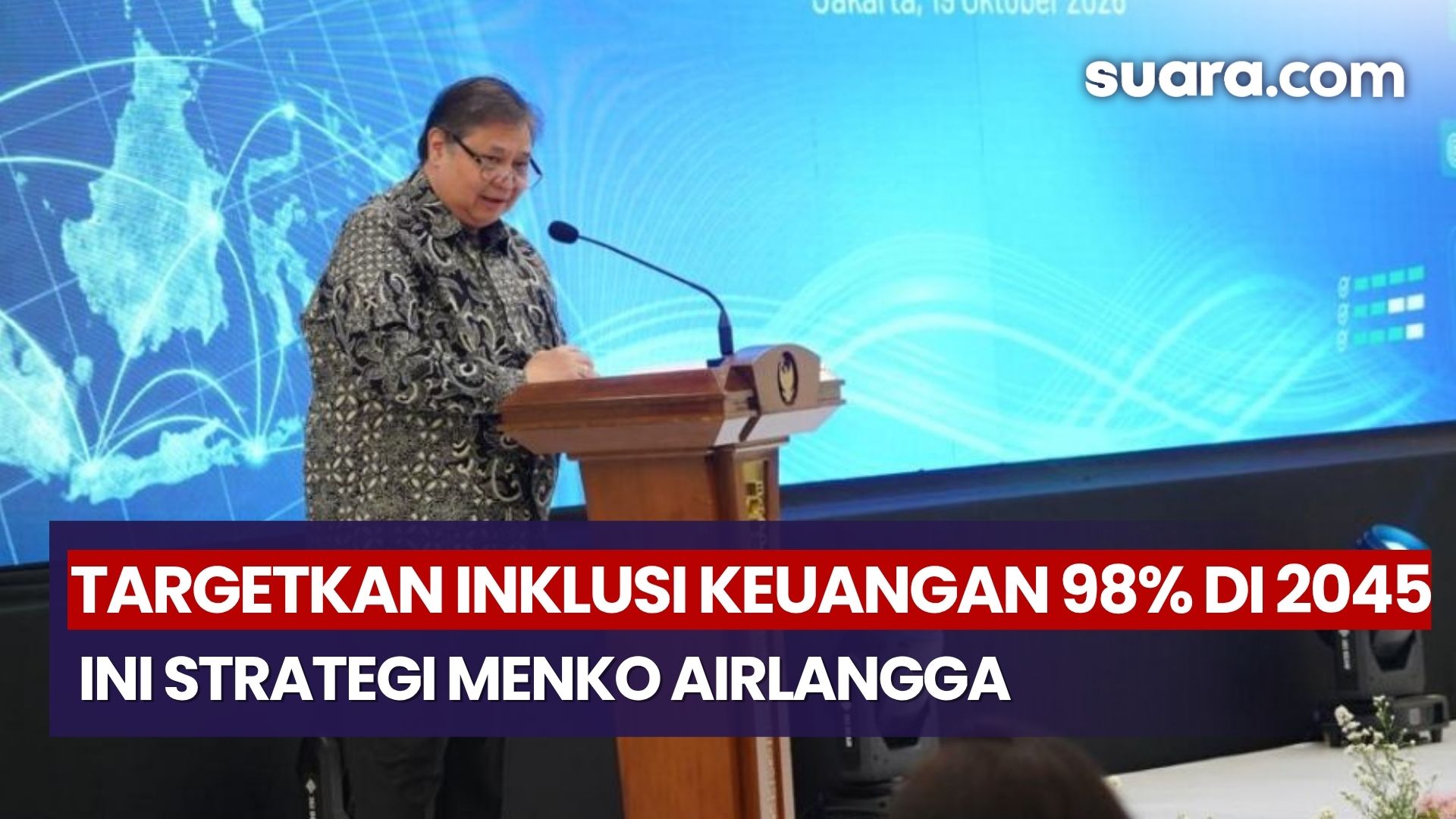 Targetkan inklusi keuangan 98% di 2045, ini strategi Menko Airlangga