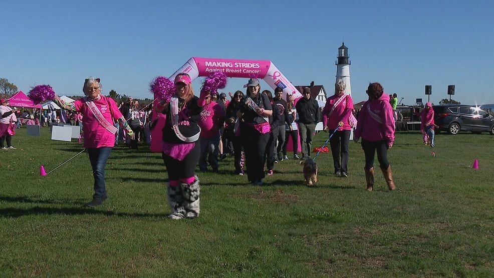 Hundreds walk for breast cancer awareness in Cape Elizabeth