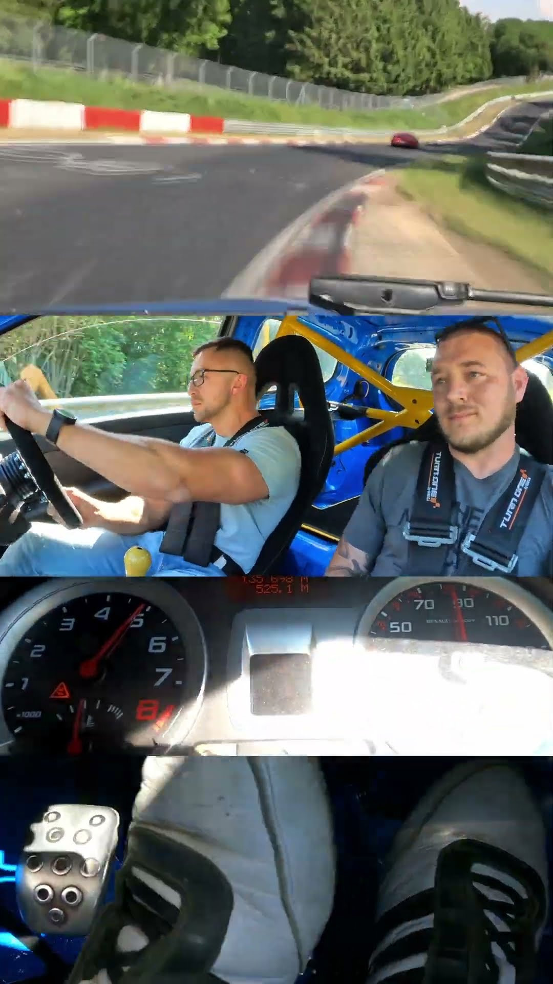 A special Renault Clio RS with a Megane R26 engine