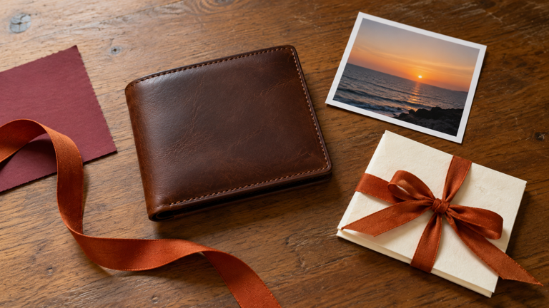 Turn an ordinary wallet into a gift with a personal touch