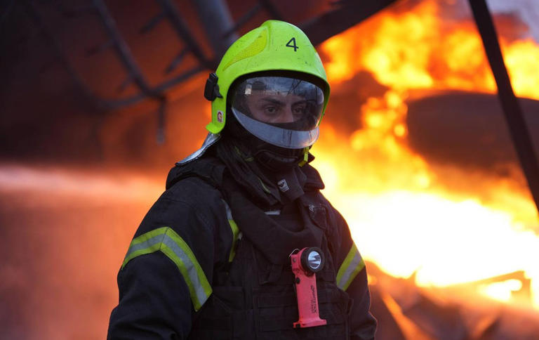 Russian attack damages Kyiv metro station, residential building and ...