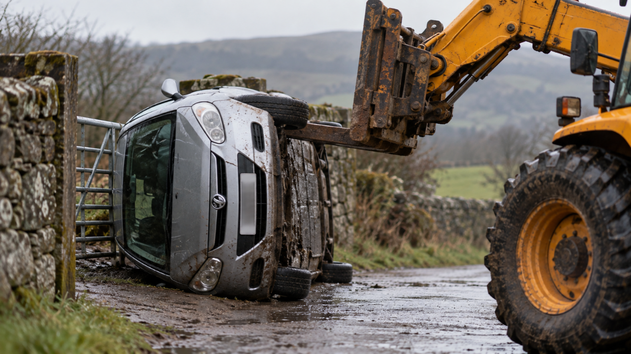 Jury clears County Durham farmer: Robert Hooper flipped car with ...