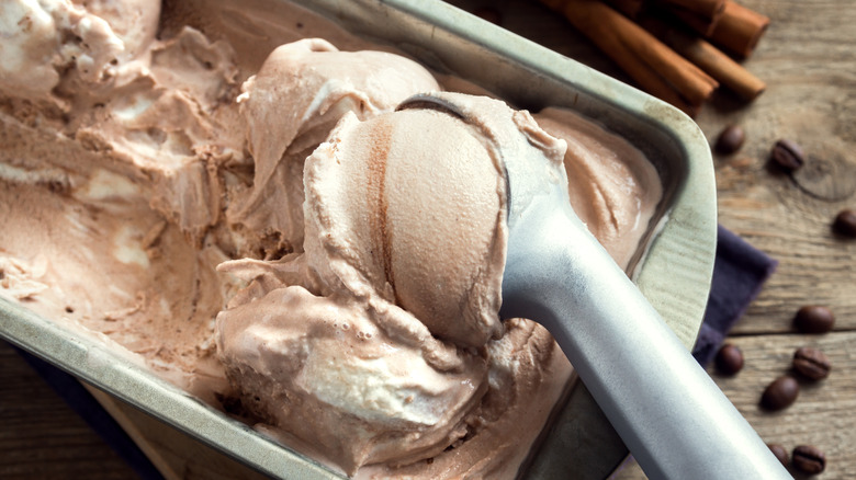 For fluffier store-bought ice cream, grab this fridge staple