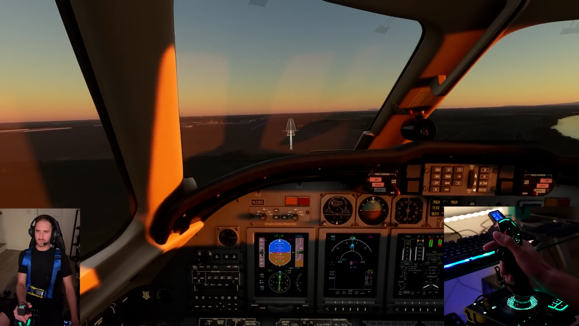 At 50,000 feet the Citation X is near its ceiling, and the MSFS ...