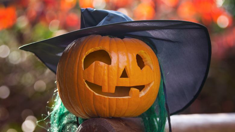 Add witchy vibes this Halloween with a quick Dollar Tree DIY