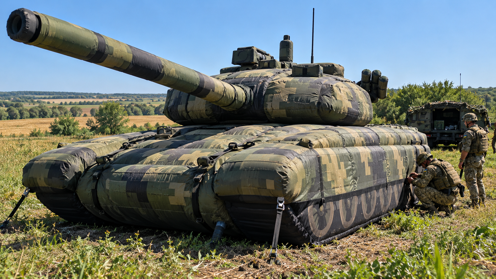 Why Ukraine wants Russia to waste missiles on fake tanks