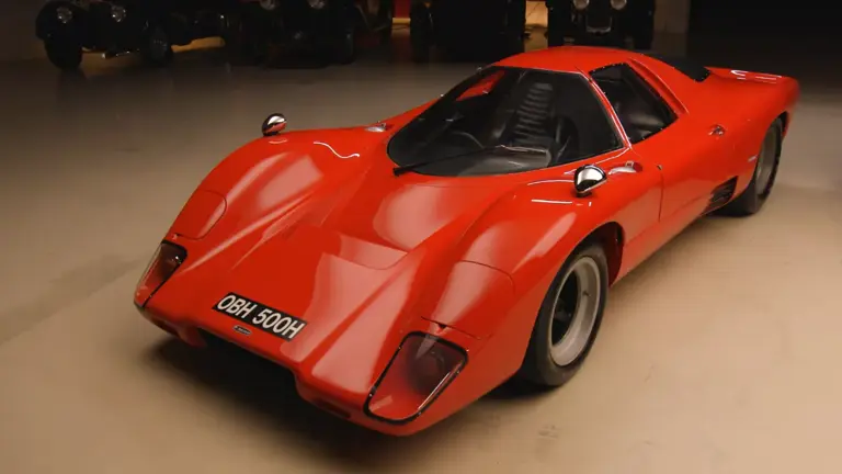 Jay Leno gets behind the wheel of Bruce McLaren's ultra-rare personal ...