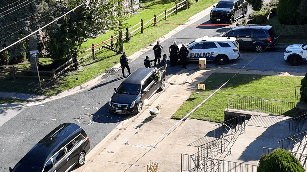 Man shot outside church in northeast Baltimore following funeral service