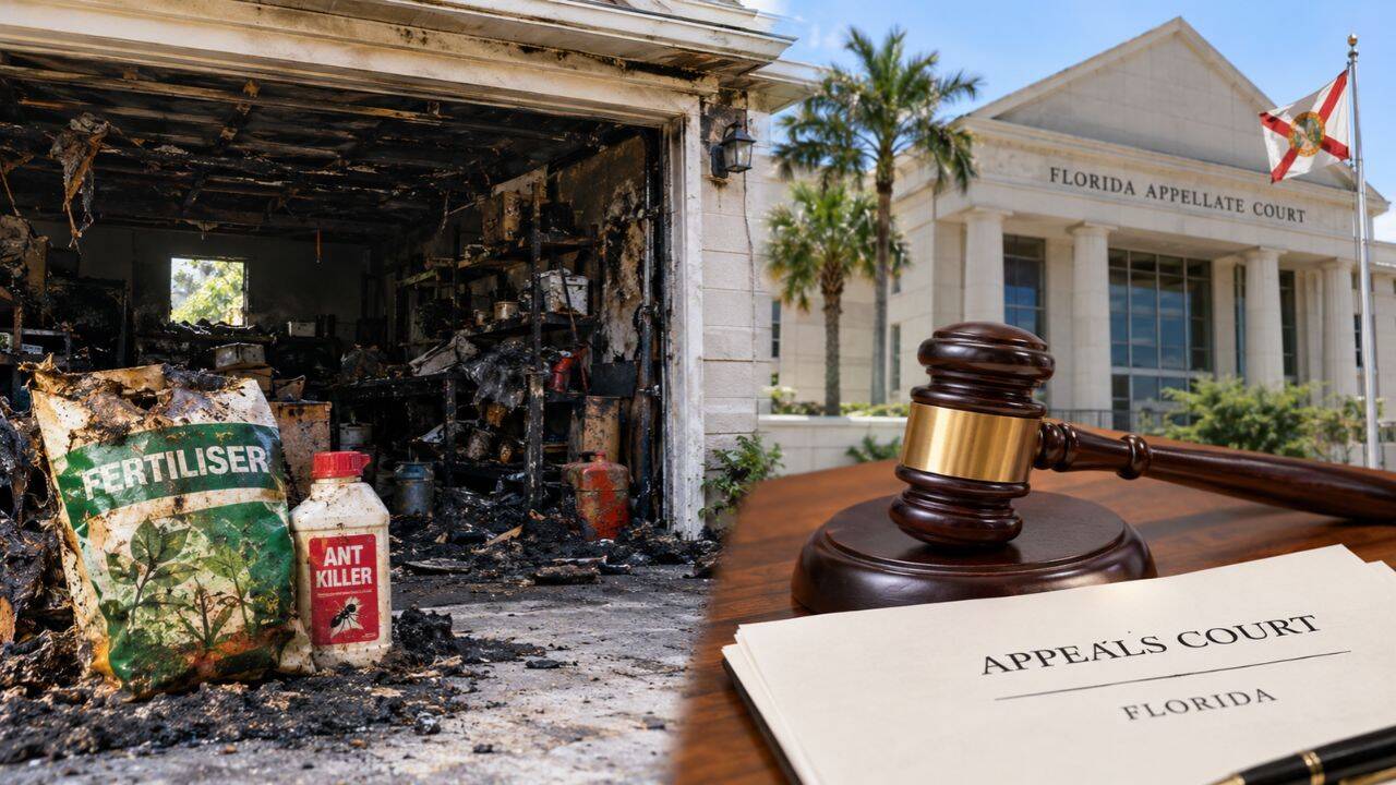 Florida court revives claim over 2018 garage fire caused by chemicals