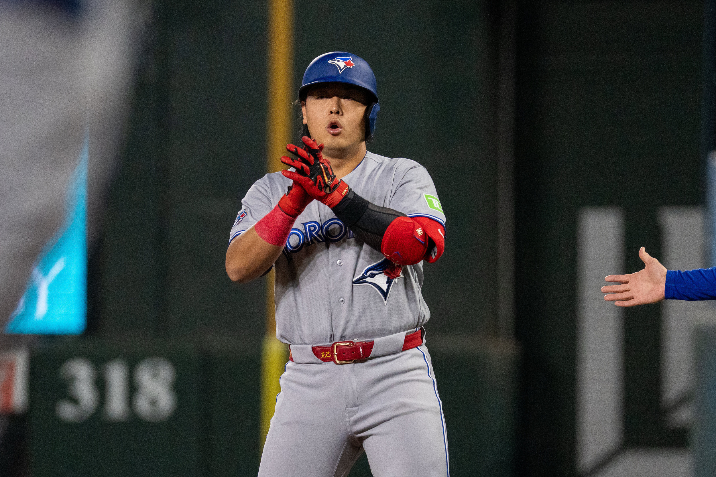 Kazuma Okamoto gave the Blue Jays 3 things they needed and more