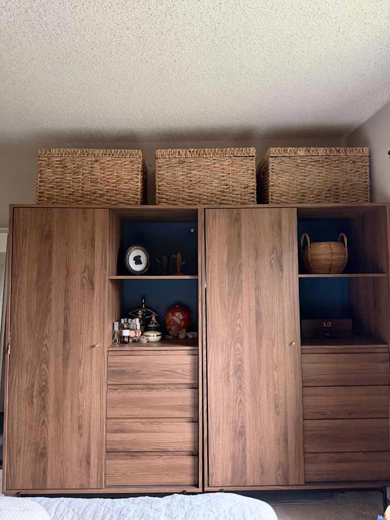 The surprising spot I use as storage to make my bedroom look 5x its size