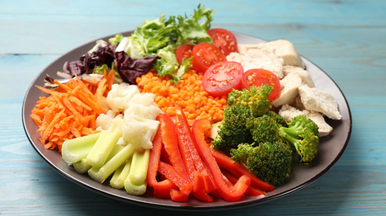 One chicken breast feeds 4 people when you cook these high-fiber sides ...