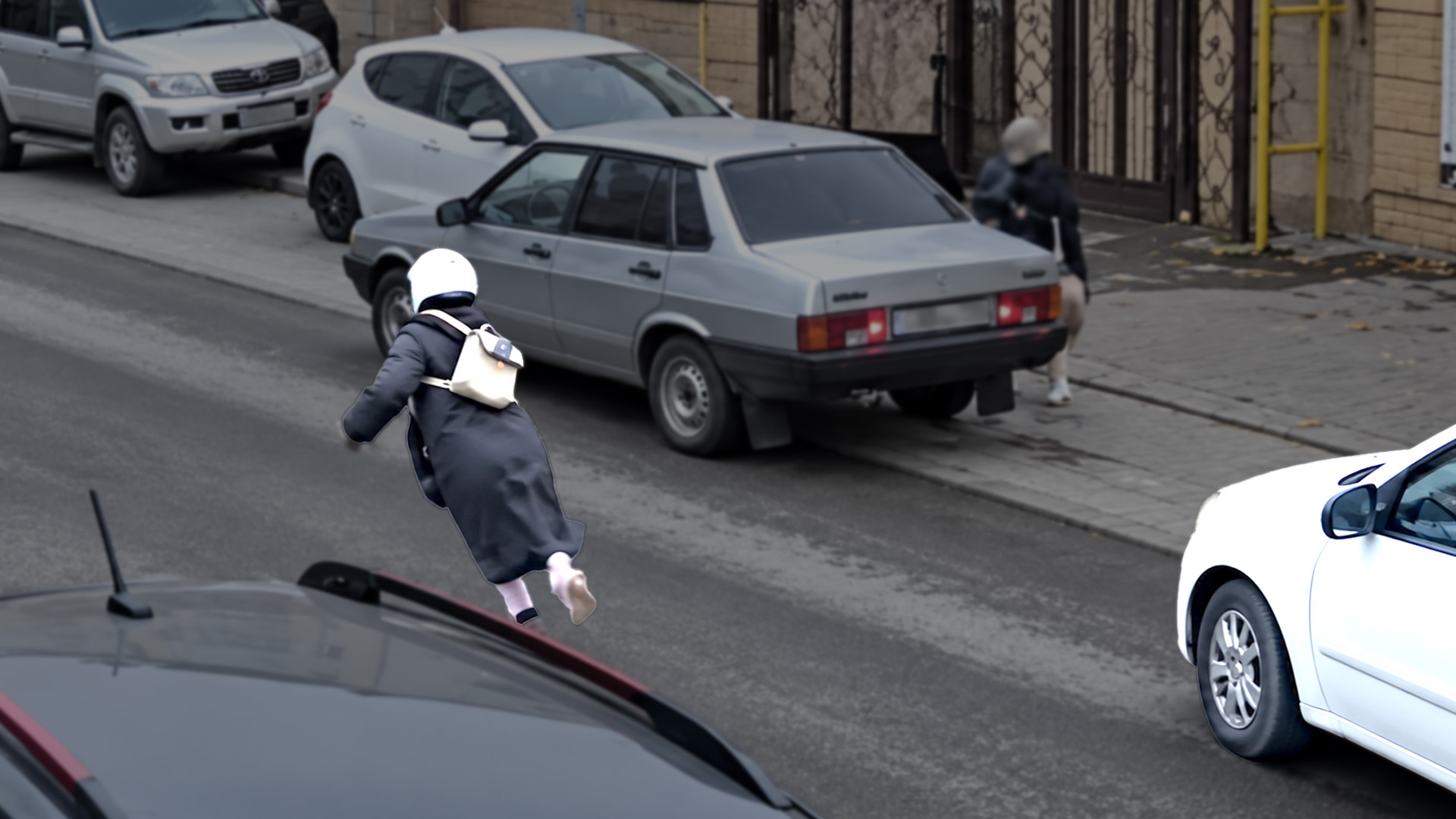 Motorbike incident caught on cam