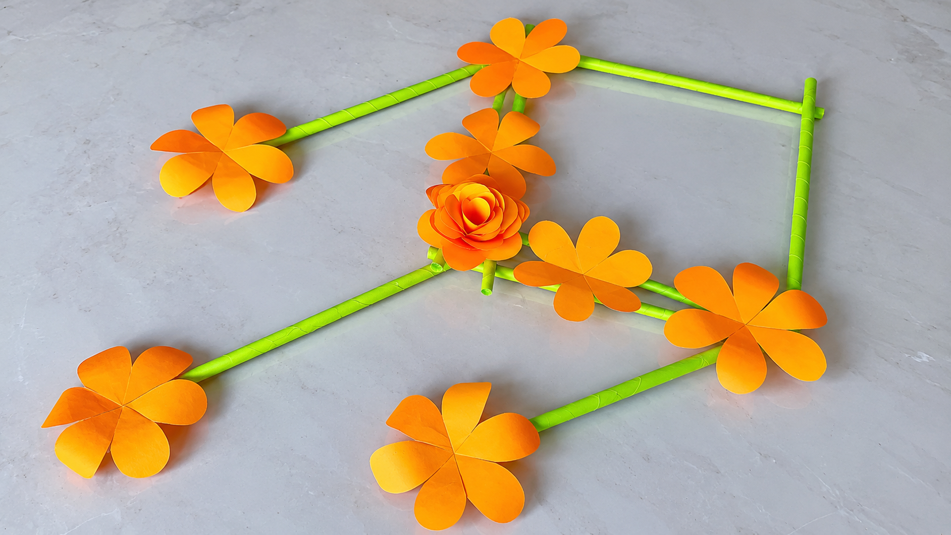 How to create a handmade paper toran for doorways